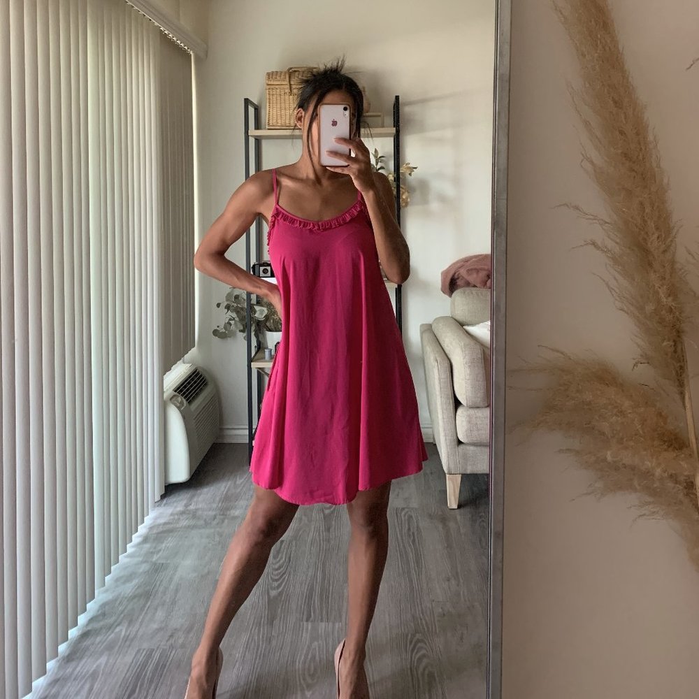 Pink Flowy Dress